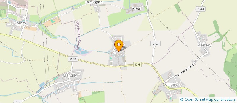 localisation de l'entreprise LMNP PINS  OGY-MONTOY-FLANVILLE