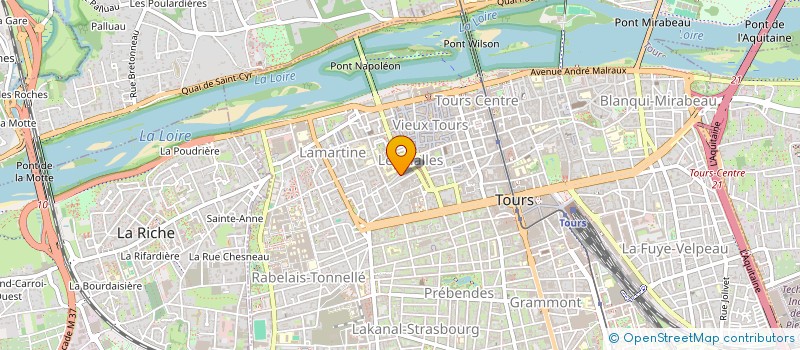 localisation de l'entreprise LMNP PIVOIS  TOURS