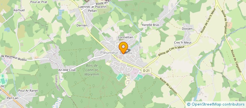 localisation de l'entreprise LMNP PLEUMEUR BODOU  PLEUMEUR-BODOU
