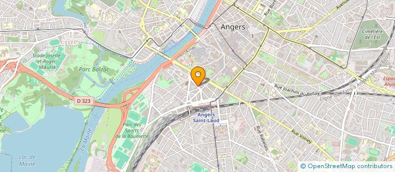 localisation de l'entreprise LMNP POILANE à ANGERS