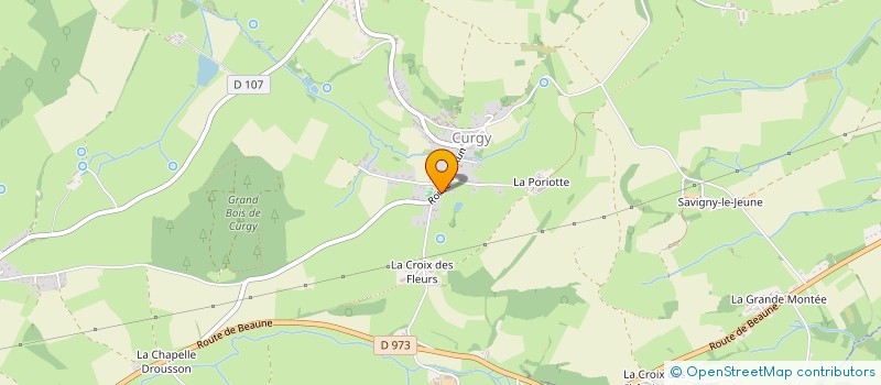 localisation de l'entreprise LMNP POINSOT-GOUJON  CURGY