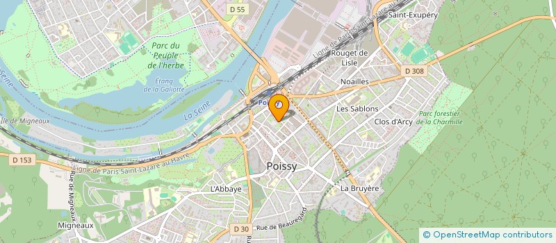 localisation de l'entreprise LMNP POISSY  POISSY