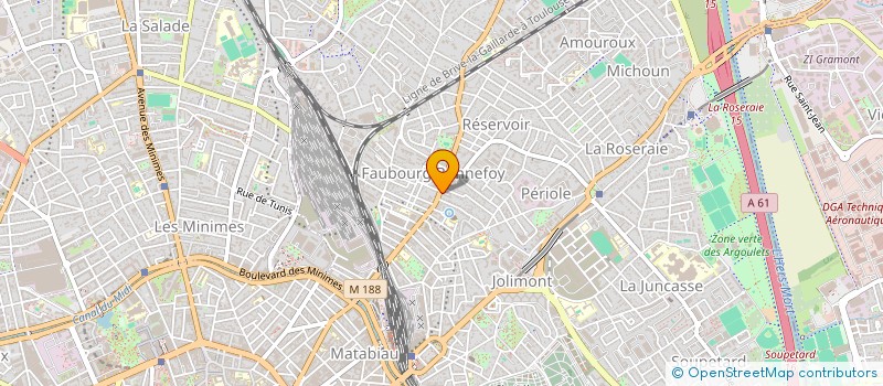 localisation de l'entreprise LMNP PONSAR DALUZEAU à TOULOUSE