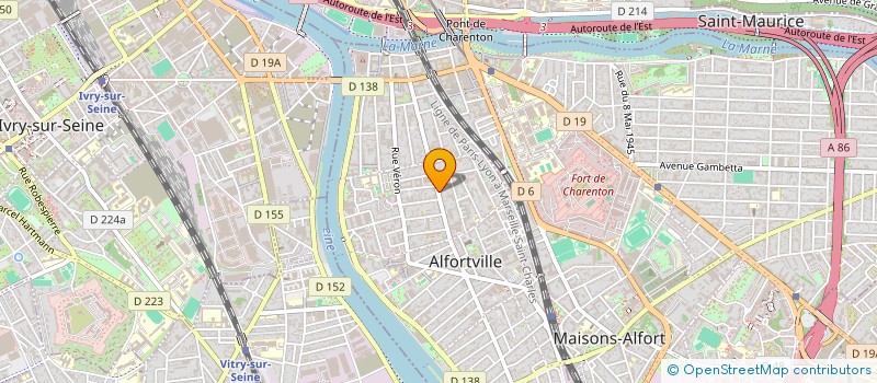 localisation de l'entreprise LMNP POUTEAU  ALFORTVILLE