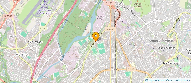 localisation de l'entreprise LMNP PRAZ DU FIER à ANNECY