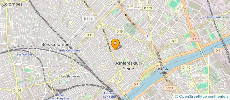 localisation de l'entreprise LMNP PREBAY VUITTON  ASNIERES-SUR-SEINE