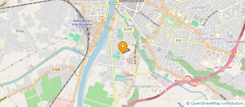 localisation de l'entreprise LMNP PUJOL  MONTAUBAN