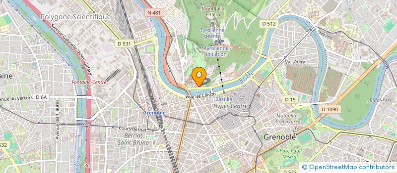 localisation de l'entreprise LMNP QUAI DE FRANCE à GRENOBLE