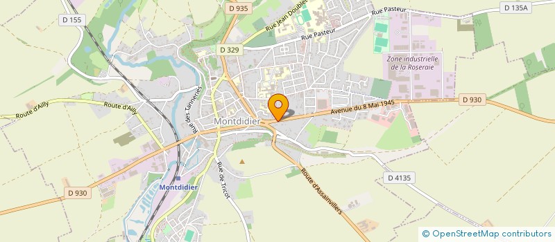 localisation de l'entreprise LMNP RAHHALI  MONTDIDIER