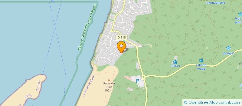 localisation de l'entreprise LMNP RASQUINET à LA TESTE-DE-BUCH