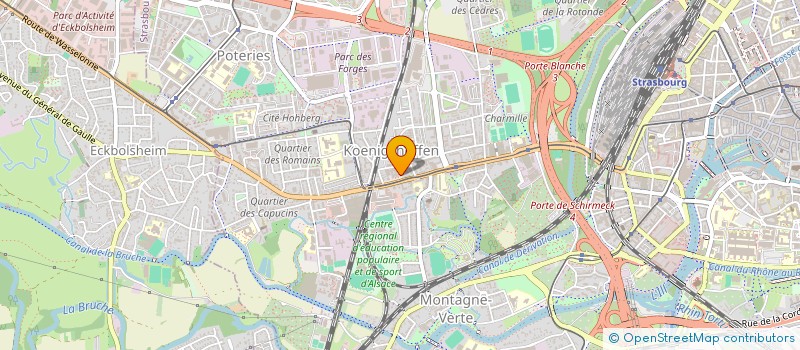 localisation de l'entreprise LMNP REDOUANE  STRASBOURG