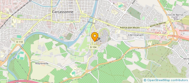 localisation de l'entreprise LMNP REFFLE à CARCASSONNE