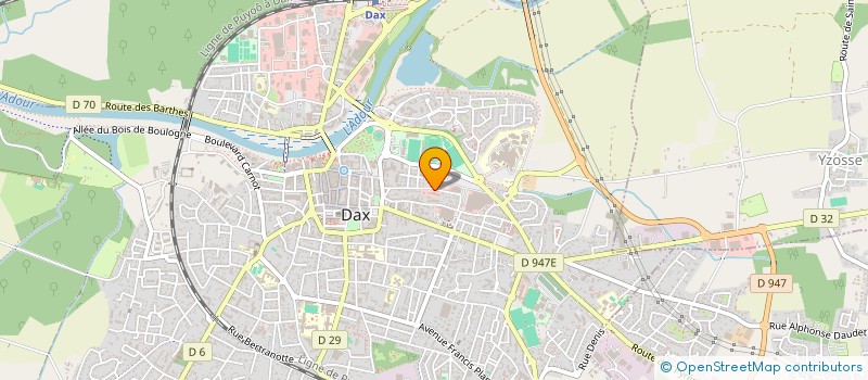 localisation de l'entreprise LMNP RES DES SPORTS  DAX