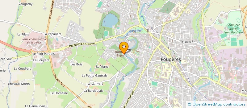 localisation de l'entreprise LMNP RESIDENCE FOUGERES  FOUGERES