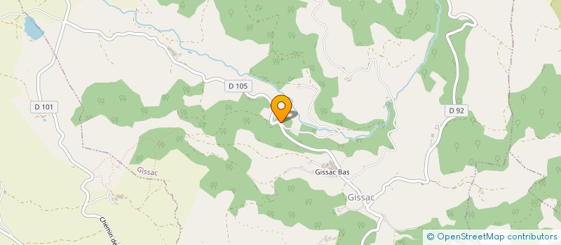 localisation de l'entreprise LMNP REVERDY-BELUGOU  GISSAC