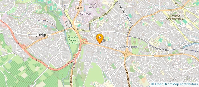 localisation de l'entreprise LMNP REZIN à MONTPELLIER