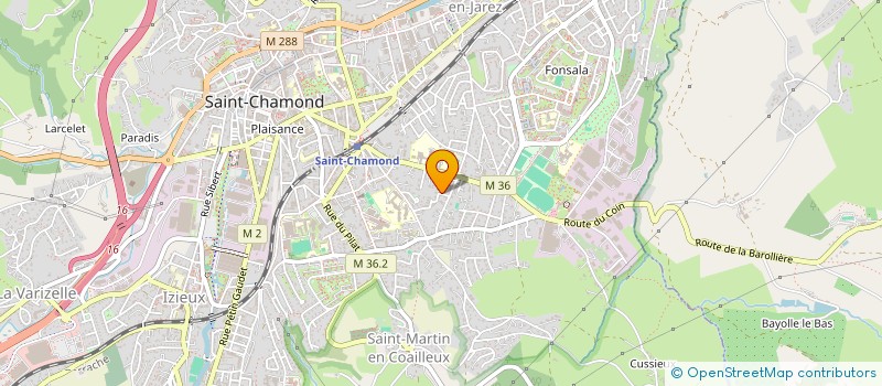 localisation de l'entreprise LMNP RICHARD  SAINT-CHAMOND