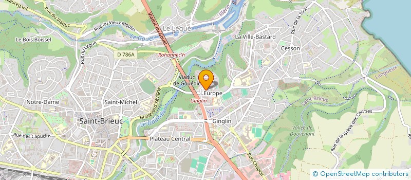 localisation de l'entreprise LMNP RICHET COCAULT à SAINT-BRIEUC