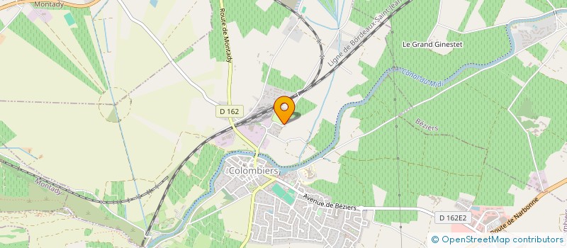 localisation de l'entreprise LMNP RIGO-DEZEURE à COLOMBIERS