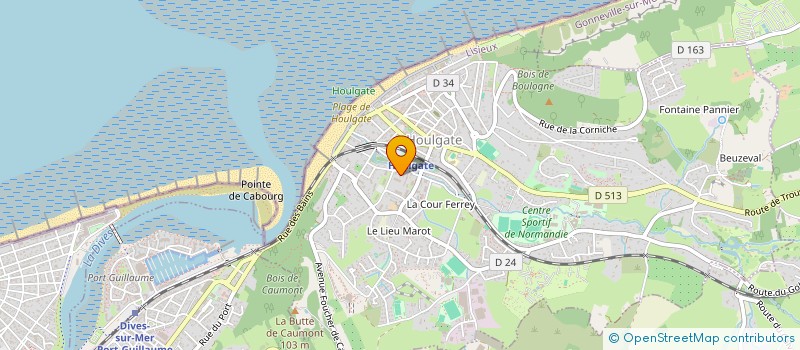 localisation de l'entreprise LMNP RIVIERE - GERARDIN  HOULGATE