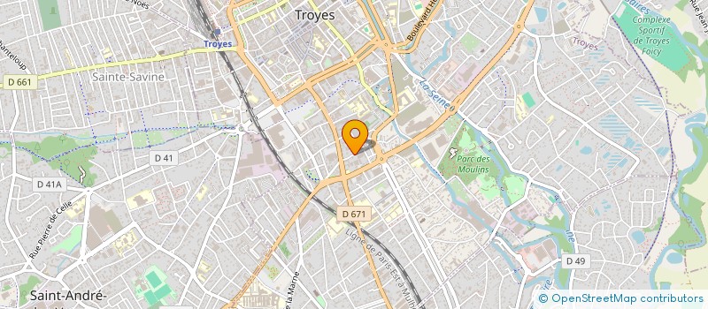 localisation de l'entreprise LMNP ROTELLINI SUBTIL à TROYES