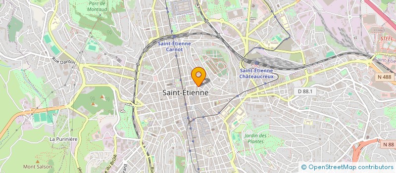 localisation de l'entreprise LMNP ROUCOUX SCHNEIDER  SAINT-ETIENNE