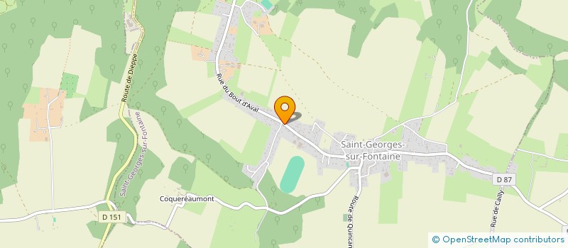 localisation de l'entreprise LMNP ROUEN 5B RUE DU MONT  SAINT-GEORGES-SUR-FONTAINE