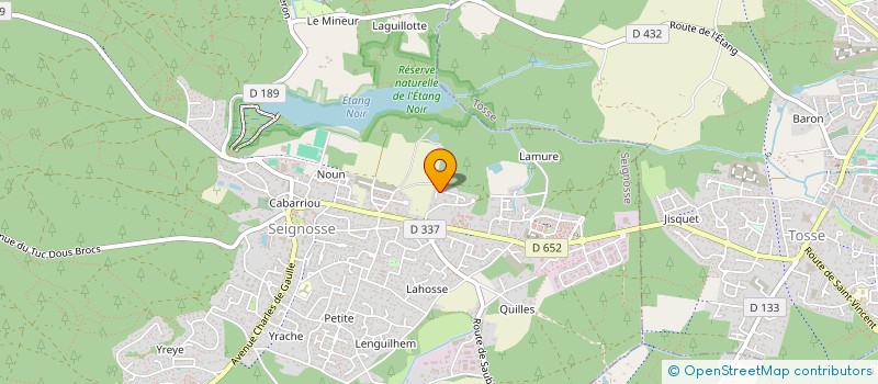 localisation de l'entreprise LMNP ROUSSEL LEITE  SEIGNOSSE