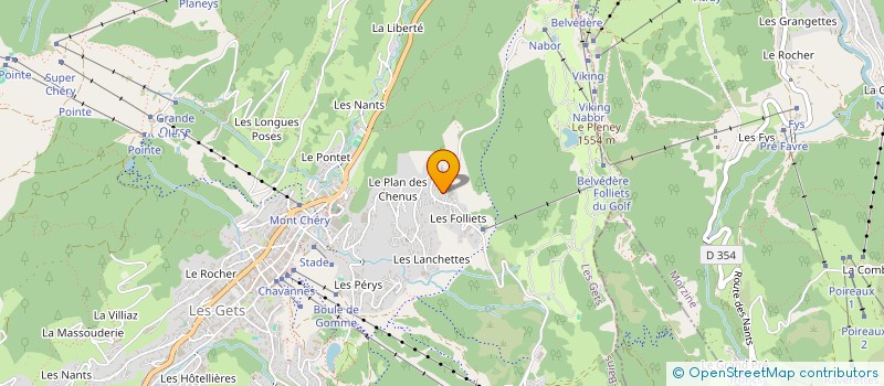 localisation de l'entreprise LMNP - ROWAN & SARAH COLE  LES GETS