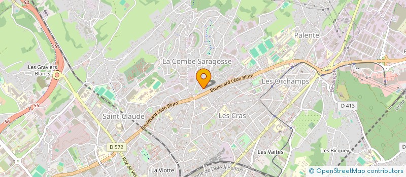 localisation de l'entreprise LMNP ROY-BONTEMPS  BESANCON