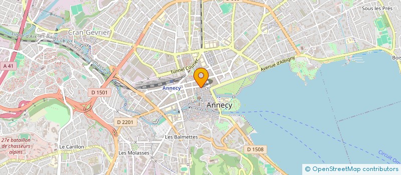 localisation de l'entreprise LMNP RUE CARNOT à ANNECY