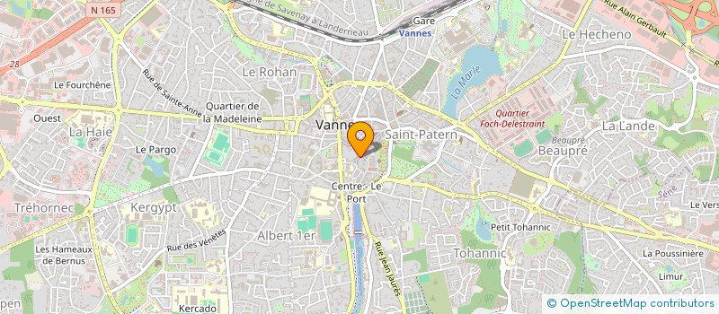 localisation de l'entreprise LMNP RUE NOE INDIVISION ORJUBIN  VANNES