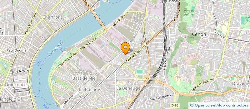 localisation de l'entreprise LMNP SABOURIN  BORDEAUX