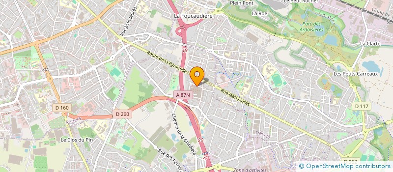 localisation de l'entreprise LMNP SAILLOUR - PERDRIAU  LES PONTS-DE-CE