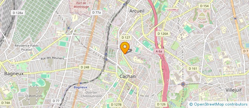 localisation de l'entreprise LMNP SAMSON - NICOLAS  CACHAN