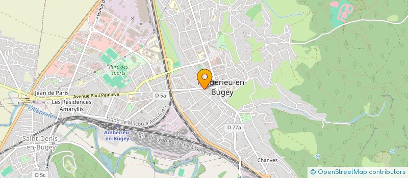 localisation de l'entreprise LMNP SARA à AMBERIEU-EN-BUGEY