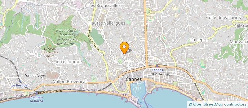 localisation de l'entreprise LMNP SAUVAN-MASSE à CANNES
