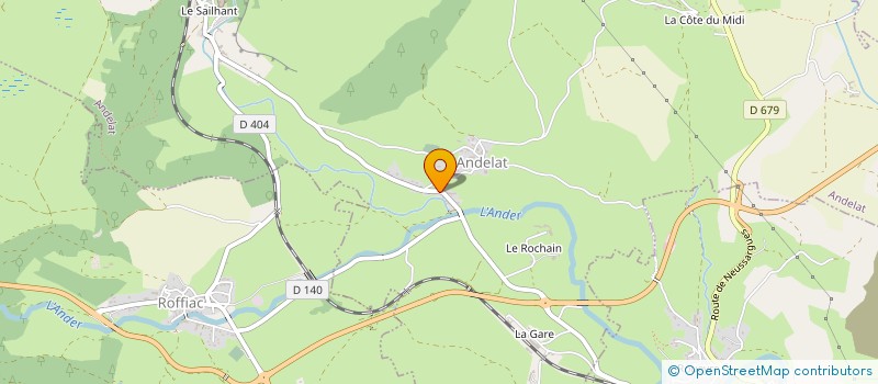 localisation de l'entreprise LMNP SAVOIE GEY à ANDELAT