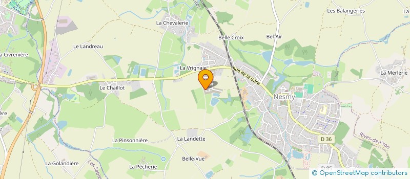 localisation de l'entreprise LMNP SEGA  NESMY