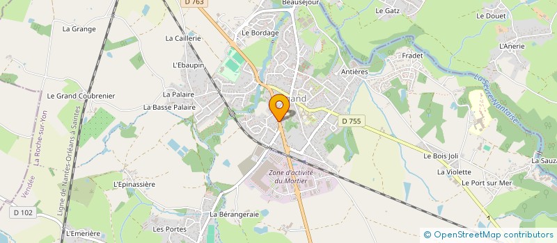 localisation de l'entreprise LMNP SIHAMMOU  CUGAND-LA-BERNARDIERE