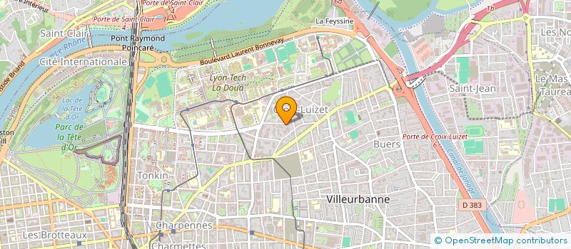 localisation de l'entreprise LMNP SR  VILLEURBANNE