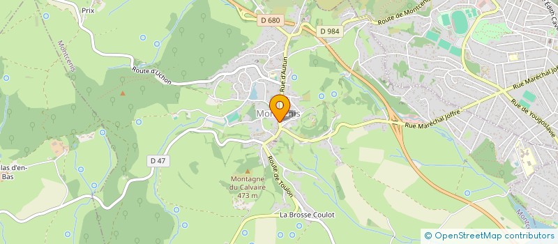 localisation de l'entreprise LMNP SR BASSE  MONTCENIS