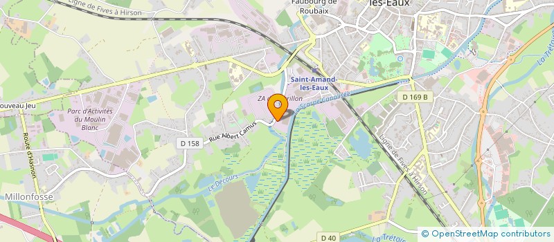 localisation de l'entreprise LMNP ST AMAND  SAINT-AMAND-LES-EAUX