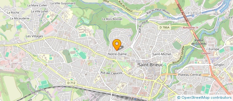 localisation de l'entreprise LMNP ST-BRIEUC à SAINT-BRIEUC