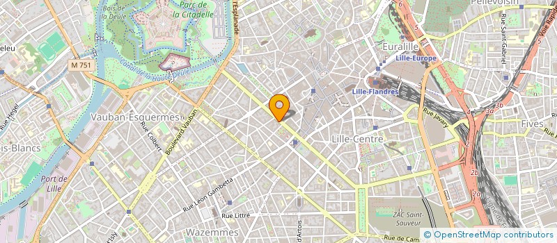 localisation de l'entreprise LMNP TABARY à LILLE