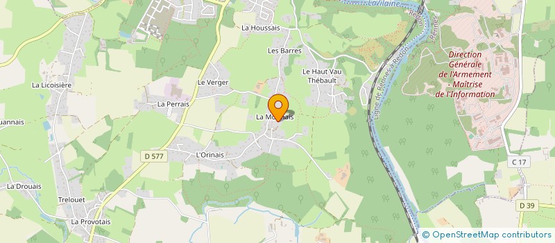 localisation de l'entreprise LMNP TAILLARD/CHRISTMANN  GUICHEN