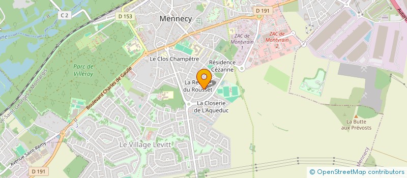 localisation de l'entreprise LMNP TANGUY à MENNECY