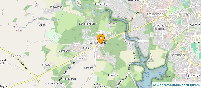 localisation de l'entreprise LMNP THETIOT CHARLOTTE ET MAXIME  ARRADON