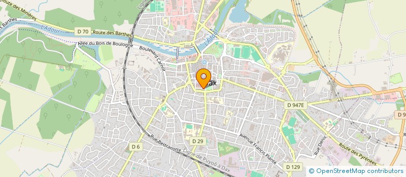 localisation de l'entreprise LMNP THIERRY  DAX