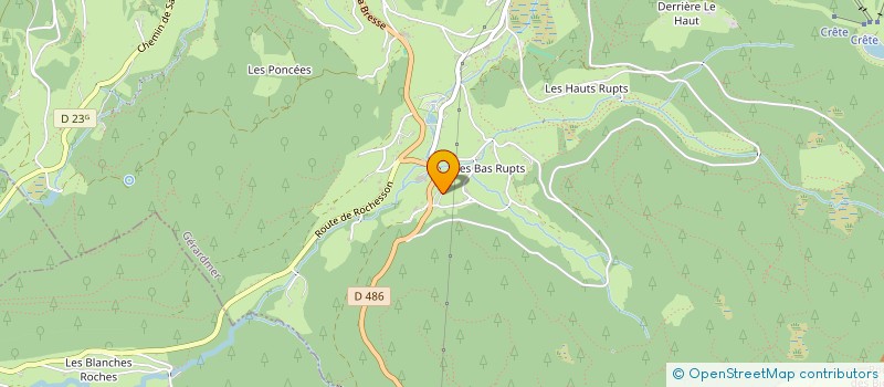 localisation de l'entreprise LMNP THOMAS X DA FONSECA  GERARDMER